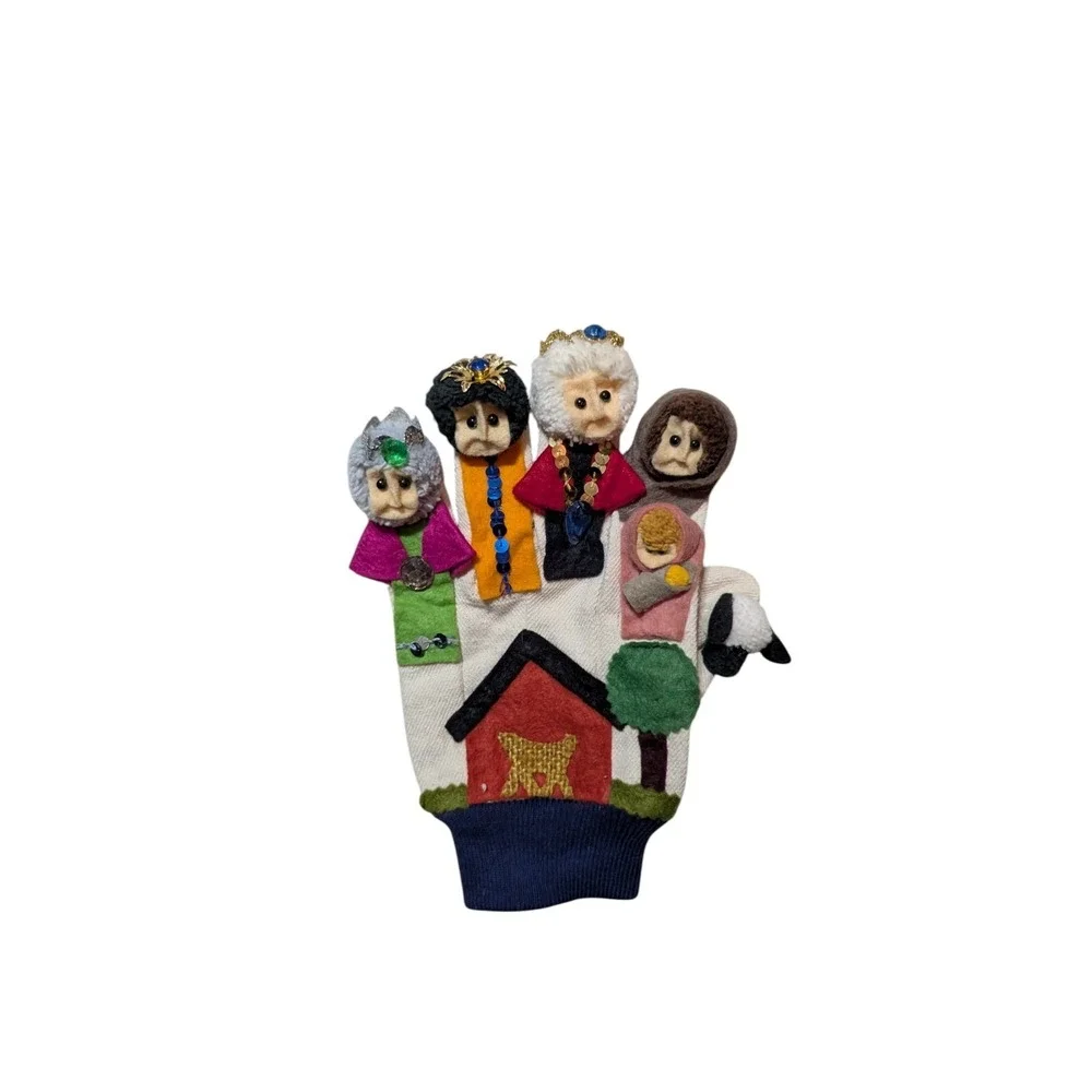 Handmade Felt Nativity Glove Puppet Christmas Storytelling Teaching Aid